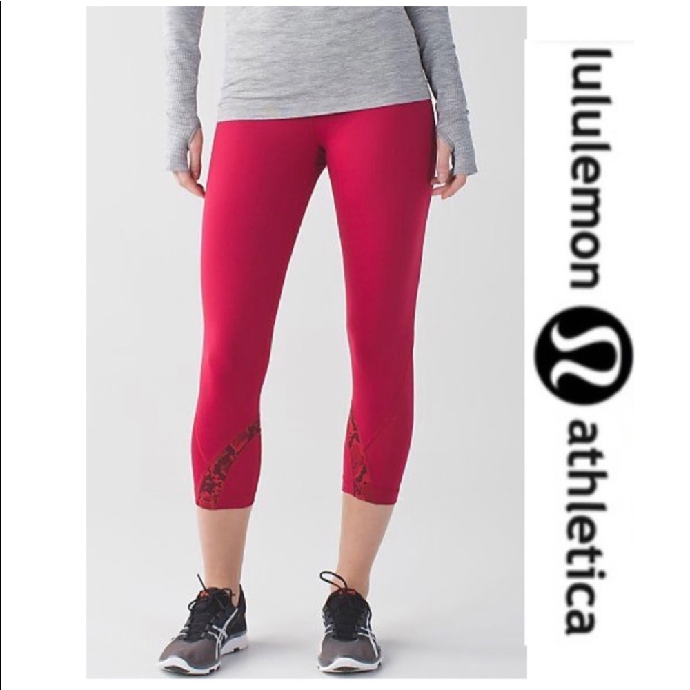 Lululemon reversible crop leggings